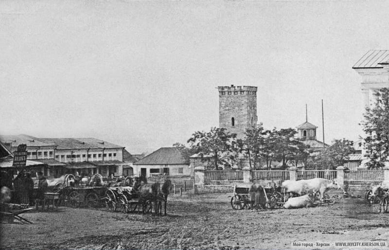 Привозная площадь в конце XIX века