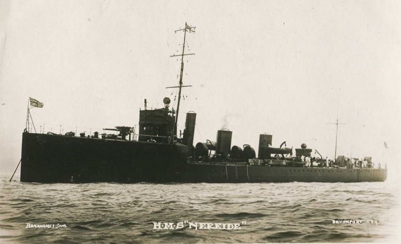  Миноносец британского флота «Нерейда»